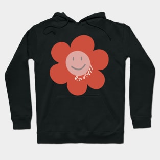 Be happy Flower Hoodie